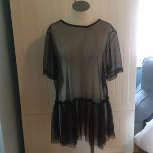H&M tulle top